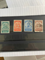 German Empire, 351/354, Quality O, Catalogue Value 100, Desired Revenue 15 - Used Stamps