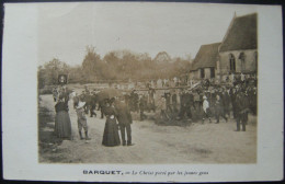 Carte Photo 27 Barquet Par Beaumont-le-Roger - Sortie De Messe - Vue Fêtes Du Christ Porté Avec La Charité   A Voir ! - Other & Unclassified