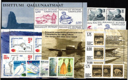 Dänemark Grönland Jahrgang 2001 Mit 361-375 Postfrisch #KF419 - Sonstige & Ohne Zuordnung