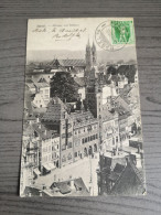 Basel Münster Und Rathaus 1908 BASEL 14 FL.S.B.BHOF Rathe Fehlmann - Basel