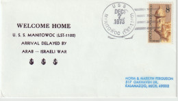 16054  WELCOME HOME -  - 1 Enveloppe - ARRIVÉE RETARDÉE Par La GUERRE ISRAEL - ARABE - Naval Post