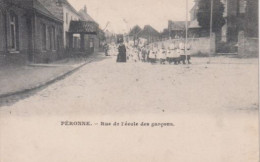 80 PERONNE  -  Rue De L'école Des Garçons  - - Peronne