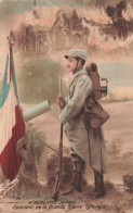 Militaire Guerre 1914 1918 CPA Carte Patriotique La Pensée N' Oublions Jamais - Guerre 1914-18