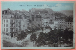 CARTE ANNONAY - 07 - PLACE DES CORDELIERS - 2 SCANS -17 - Annonay