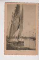BARCHE SHIPS VELE STREE LAGUNA   VG  1916 - Autres & Non Classés