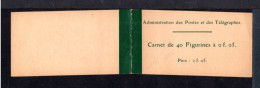 Carnet Type Blanc 111-C1 - Couverture Vide TTB Et RARE - Oude : 1906-1965