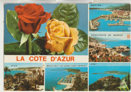 Cote D'Azur  06 Carte G  F  Timbrée  Cote D'Azur  Multivues ( 6 ) Souvenir - Autres & Non Classés