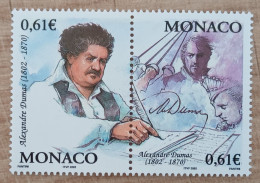 Monaco - YT N°2363, 2364 - Alexandre Dumas, écrivain - 2002 - Neuf - Neufs