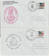 16055  6 JUIN 1994 - 50é ANNIVERSAIRE Du DÉBARQUEMENT En NORMANDIE - 3 Enveloppes - Naval Post