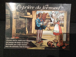 CP - - HUMOUR"   " LA Priere   Du NORMAND  Net  0,50 - Fairy Tales, Popular Stories & Legends