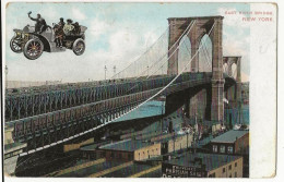 504 - New York - Esat River Bridge - Voiture Volante - Ponts & Tunnels