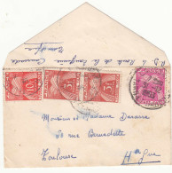 Lettre Taxée Affranchie Par Timbre Taxe 5 F - Used Stamps