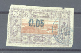 Côte Des Somalis  :  Yv  23a  (o)  Avec Virgule - Used Stamps