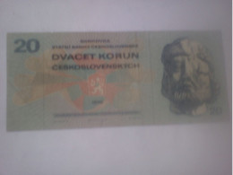 20 Korun -Bankovka Statni Banky Ceskoslovenské- L 70  421703 - Tschechoslowakei