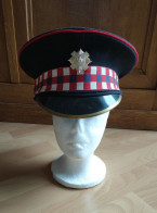 Casquette Véritable De L Armée Britannique Scots Guards Peak - Copricapi