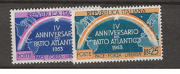 1953 MNH  Italy Mi 896-7 Postfris** - 1946-60: Ungebraucht