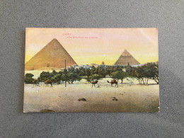 Caire Hotel Mena House Aux Pyramides Carte Postale Postcard - Cairo