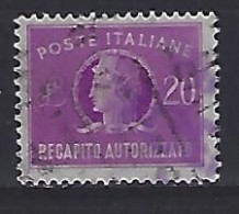 Italy 1947 Italia Turrita (o) Mi. 10 - Fiscales