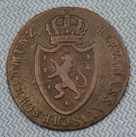 Nassau • 1/2 Kreuzer 1813 L  • Fr. August + Fr. Wilhelm • German States • [24-830] - Small Coins & Other Subdivisions