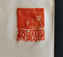 MEXICO 1972 40c. POSTAL STATIONERY Envelope, DOUBLE STAMP Ptg., AÑO DE JUAREZ Text, Mint, Rare Thus - Messico