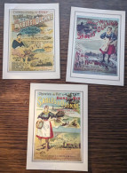 Lot De 3 Cartes Postales Sables D'olonne - Chemins De Fer Français - Non Classés