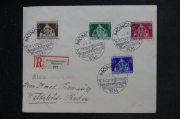 ALLEMAGNE - Oblitération Temporaire De München Sur Enveloppe En Recommandé En 1936 - L 153269 - Cartas & Documentos