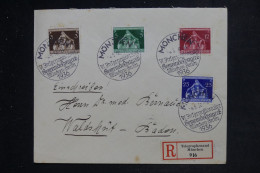 ALLEMAGNE - Oblitération Temporaire De München Sur Enveloppe En Recommandé En 1936 - L 153270 - Lettres & Documents