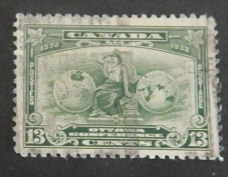 CANADA YT 160 OBLITÉRÉ "ALLEGORIE DE L EMPIRE" ANNÉE 1932 - Used Stamps