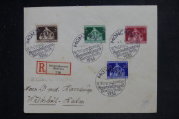 ALLEMAGNE - Oblitération Temporaire De München Sur Enveloppe En Recommandé En 1936 - L 153272 - Cartas & Documentos