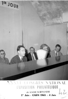 PHOTO THEME P.T.T PHILATELIE XXXVI CONGRES NATIONAL EXPOSITION PHILATELIQUE DE CAEN 1 JUIN AU 4 JUIN 1963 - Sonstige & Ohne Zuordnung