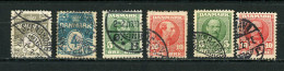 DANEMARK : DIVERS N° Yvert 50+51+53+54+55+56 Obli. - Used Stamps