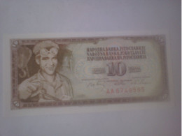 10 Dinara - AA  6749595 - Yugoslavia