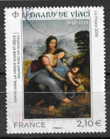 2019,N° 5355, Leonard De Vinci,  Cachet Rond - Gebruikt