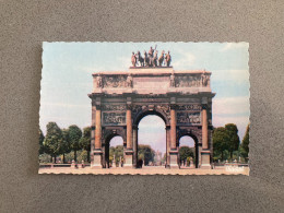 Paris Le Carrousel Carte Postale Postcard - Andere Monumenten, Gebouwen