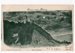 142 - Gruss Vom Rhein - Burg LAHNECK*1900* - Sonstige & Ohne Zuordnung