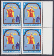 1983 , Mi 1761 ** (1) - 4er Block Postfrisch -  Jugend : Schülerzeichnung - Unused Stamps