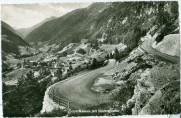 Wassen; Sustenstrasse - Nicht Gelaufen. (Photglob-Wehrli, Zürich) - Wassen