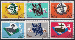 AJMAN 182-187,used - Gebruikt