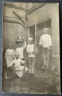 Carte Photo  Enfants Travail Cuisinier Boulanger Métier - Beroepen