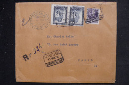 ESPAGNE - Enveloppe En Recommandé De Bilbao Pour Paris En 1935 - L 153275 - Covers & Documents