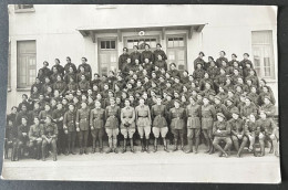 Carte Photo Ancienne Soldats à Identifier Chasseur Alpin - Guerre, Militaire
