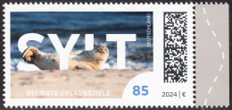 !a! GERMANY 2024 Mi. 3831 MNH SINGLE W/ Right Margin (a) - German Vacation Destinations: Sylt - Neufs