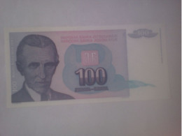 100 Dinara - Nikola Tesla - Yougoslavie