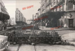 Guerre D'Algérie 1954-1962 Alger Barricades Barricade Citroën 2 Cv - Oorlog, Militair