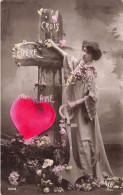 FANTAISIES - Crois - Espère - Aime - Femme - Carte Postale Ancienne - Women