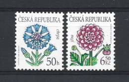 Ceska Rep. 2003 Flower Definitives Y.T. 350/351 ** - Unused Stamps