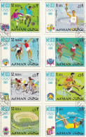 AJMAN 247-254,used - Sommer 1968: Mexico