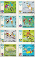 AJMAN 247-254,used - Zomer 1968: Mexico-City