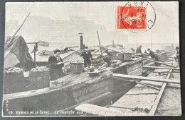 CPA Marché Aux Pommes PARIS Seine Courbon Les Carrières 1911 - Petits Métiers à Paris