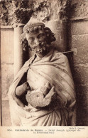 FRANCE - Reims - Cathédrale De Rheims - Saint Joseph (groupe De La Présentation) - Carte Postale Ancienne - Reims